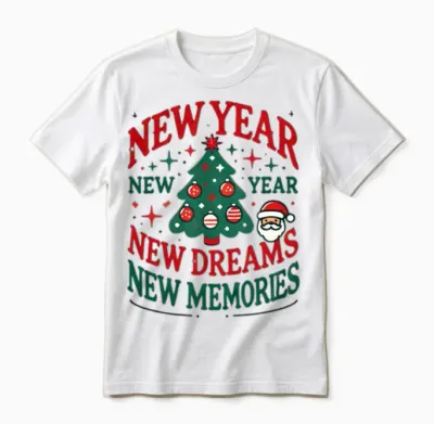 New Year Unisex T-Shirt - White