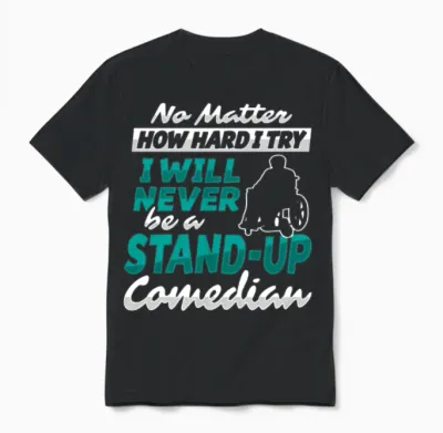 Wheelchair Disability Wheelchair Bound Unisex T-Shirt - Black