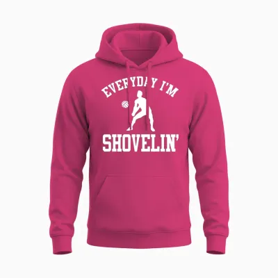Funny Volleyball Player Unisex Hoodie - Heliconia