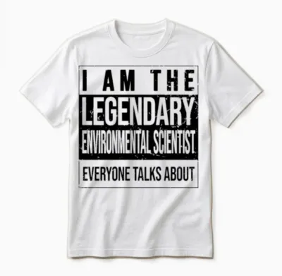 Scientist Birthday Born Environmental-Scientist Unisex T-Shirt - White