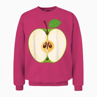 Green Apple Costume for Adult, Men, Women, Children Unisex Sweatshirt - Heliconia