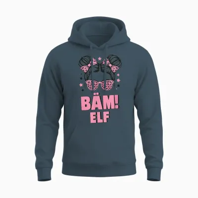 11. Geburtstag Mädchen Messy Bun Bäm! Elf Jahre Alt Unisex Hoodie - Dark Heather