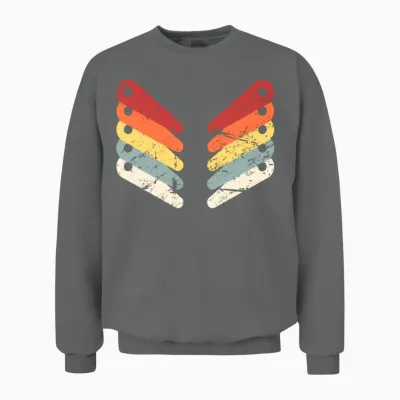 Premium Vintage Retro Pinball Unisex Sweatshirt - Graphite Heather