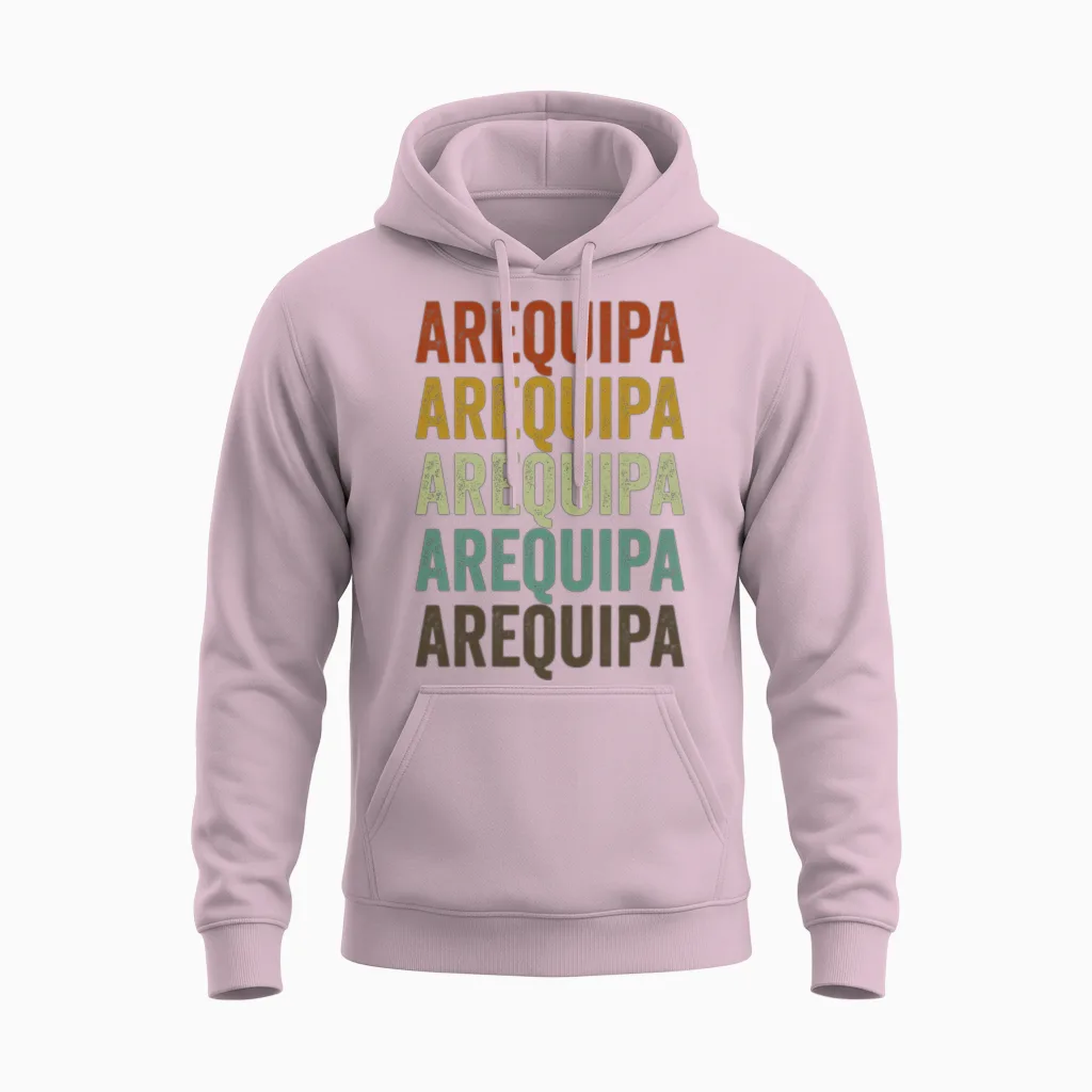 Arequipa Peru Retro Vintage Unisex Hoodie - Light Pink