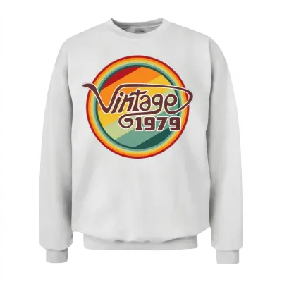 Vintage 1979 Curve Unisex Sweatshirt - White