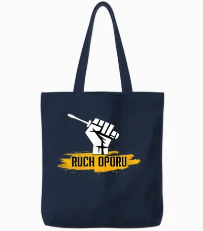 Hand & Screwdriver Small Logo Polish Electrician Tote Bags - Navy