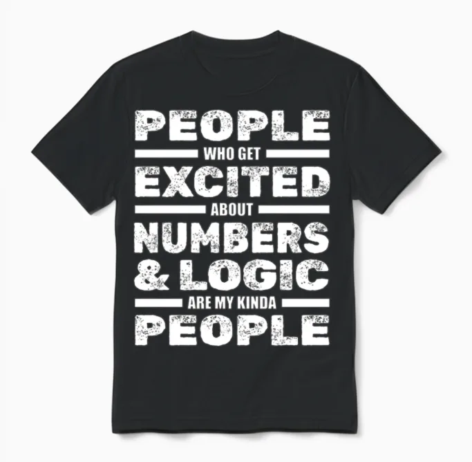 Math Teacher Student Mathemetics Unisex T-Shirt in Black