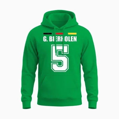 Funny Name Germany Jersey for Mallorca and the Party T-Shirt, Black Unisex Hoodie - Irish Green