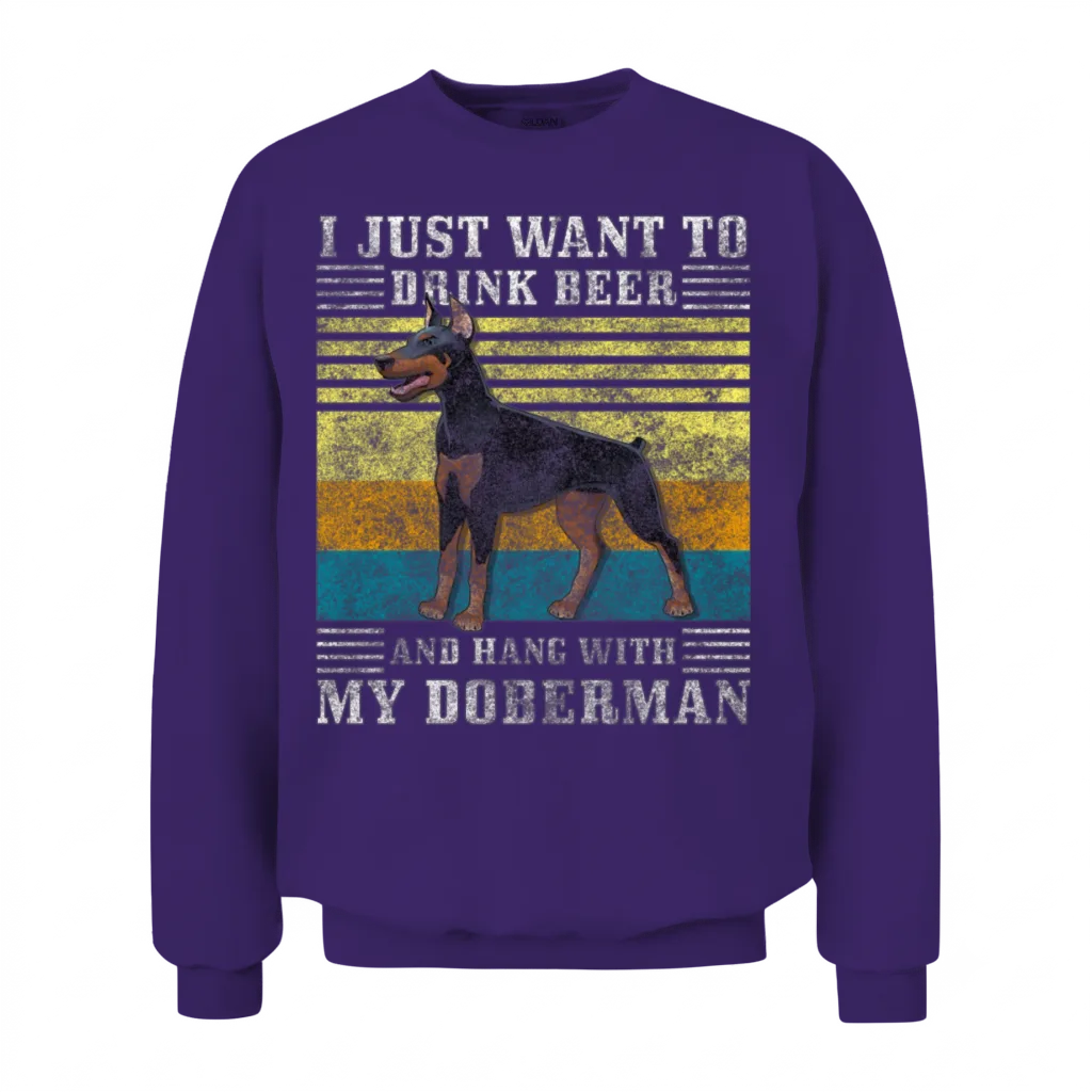 Dog Protection Service Pedigree Dog Unisex Sweatshirt - Purple