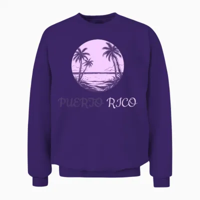 Puerto Rico Unisex Sweatshirt - Purple