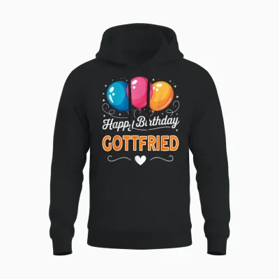 Joyeux Anniversaire En Disant Gottfried Unisex Hoodie - Black