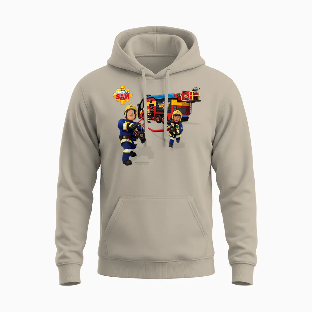Feuerwehrmann Sam - Fire Extinguishers Unisex Hoodie in Sand