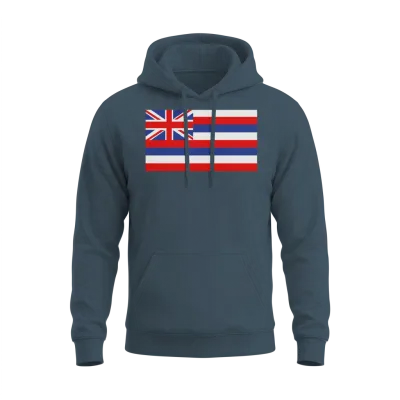 Flag of Hawaii Unisex Hoodie - Dark Heather