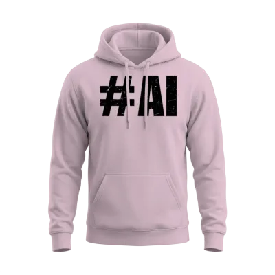 #ai - Ai Artificial Intelligence & Ai Robot Machin Unisex Hoodie - Light Pink