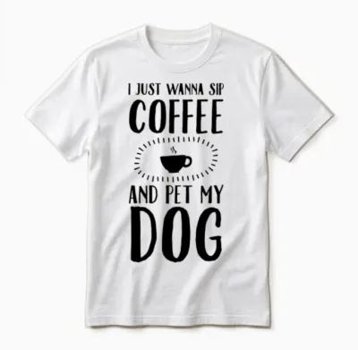 Pet Dog Unisex T-Shirt - White