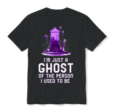 A Ghost of Who I Used to Be Emo Unisex T-Shirt - Black