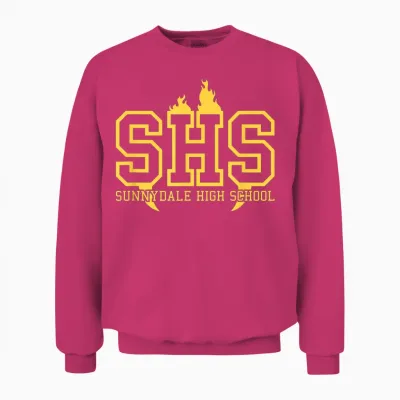 Buffy the Vampire Slayer Sunnydale School Logo Unisex Sweatshirt - Heliconia
