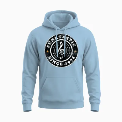 1974 Vintage 50th Birthday Unisex Hoodie - Light Blue