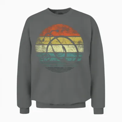 Funny Nurse Retro Vintage Unisex Sweatshirt - Graphite Heather