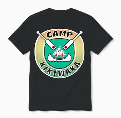 Retro Kikiwaka Unisex T-Shirt - Black