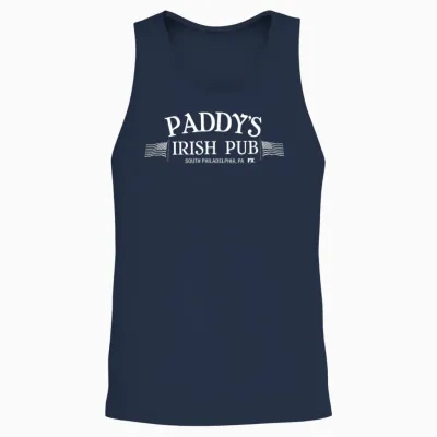 It's Always Sunny in Philadelphia Paddy's Irish Pub Funny Tv Unisex Tank Top - Navy