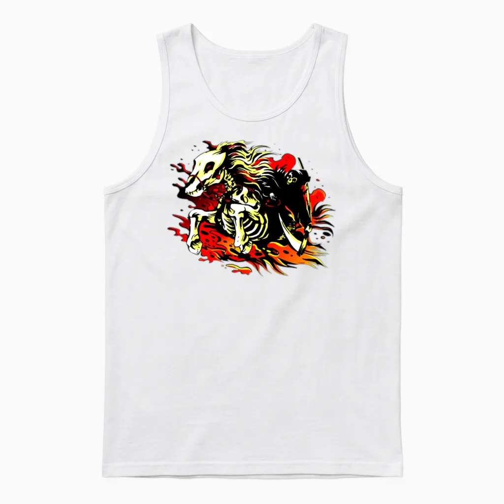 Dead Horse Lovers Gift Unisex Tank Top in White