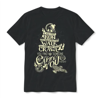 Firefly Shirt - Serenity - When You Can't Run Unisex T-Shirt - Black