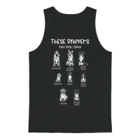 Dog Lover Dog Owner Dog German Shepherd Dachshund Unisex Tank Top - Black – 1