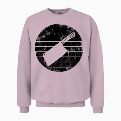 Cleaver Sketch Unisex Sweatshirt - Light Pink