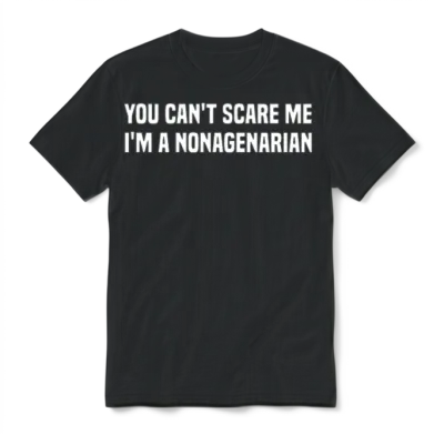 Nonagenarian 90 Years Old 90th Birthday Unisex T-Shirt - Black