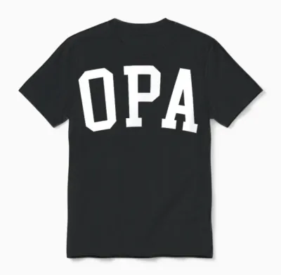 Opa Unisex T-Shirt - Black