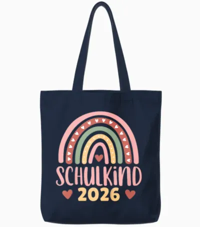 Kinder Schule Erstklässler Einschulung - Endlich Schulkind 2026 Tote Bags - Navy