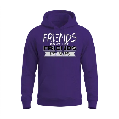 Friends Don't Let Friends Free Falling Unisex Hoodie - Purple