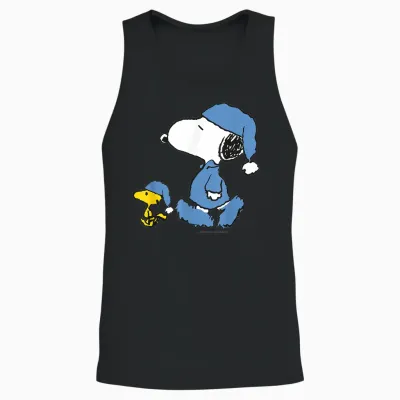 Peanuts - Snoopy Sleep Cap Good Night Unisex Tank Top - Black