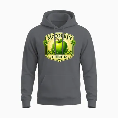 Mccockin Cider St Patrick’s Day Edition Irish Double Sided Unisex Hoodie - Charcoal