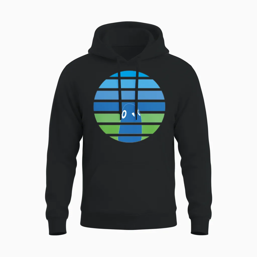 Funny Duck Unisex Hoodie in Black