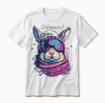 Skihaserl Apres Ski Haserl Skier Winter Women's T-Shirt, White Unisex T-Shirt - White