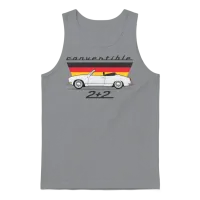 2 Plus 2 White Unisex Tank Top - Sport Grey – 1