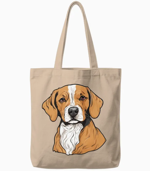 Dog Owners Dog Walk Pet Dog Lover Tote Bags in Natural