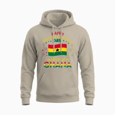Ghana 68th Independence Day Ghanaian Pride Ghana Unisex Hoodie - Sand