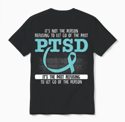 Ptsd 22 Veterans, Navy, Army Unisex T-Shirt - Black