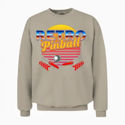 Pinball Retro Game Unisex Sweatshirt - Sand