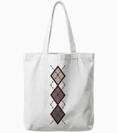 Retro Rockabilly Tote Bags - White
