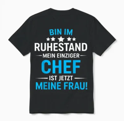 Pensionär Rente Bin Im Ruhestand 2026 Pensioner Man Unisex T-Shirt - Black