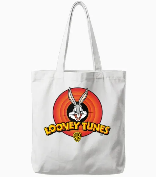 Looney Tunes Bugs Bunny Easter Gift Tote Bags in White
