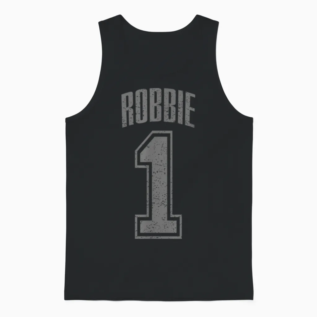 Robbie Supporter Number 1 Größter Fan Unisex Tank Top in Black