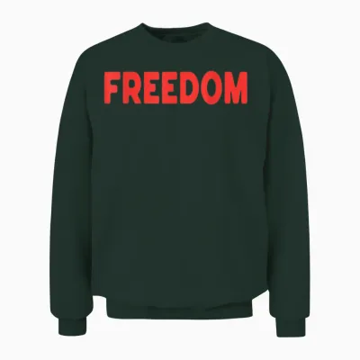 I Love the Taste of Freedom - Couples Matching 4th of July Unisex Sweatshirt - Forest