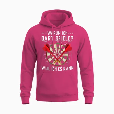 Dartspieler Tshirt Dart Kneipe Dartboard Dartsport Herren Unisex Hoodie - Heliconia