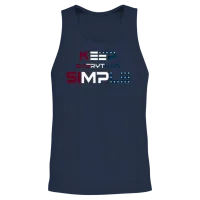 Keep Everything Simple Unisex Tank Top - Navy – 2