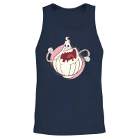 Funny Onion Unisex Tank Top - Navy – 2